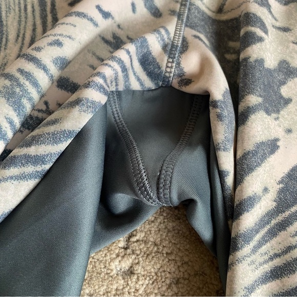 Adidas x Zoe Saldana Primegreen AEROREADY 7/8 Tights Leggings Blue Oxide: 3X - Picture 4 of 12